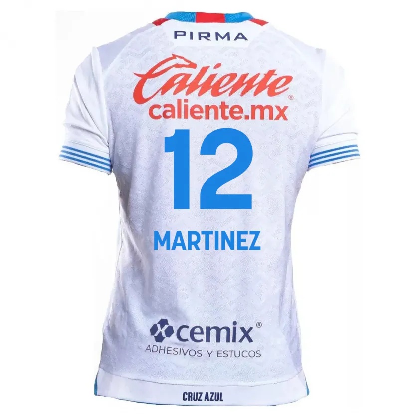 Danxen Homem Camisola Jose Joaquin Martinez #12 Branco Azul Alternativa 2024/25 Camisa Brasil