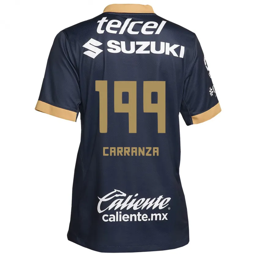 Danxen Homem Camisola Kléber Carranza #199 Obsidiana Ouro Branco Alternativa 2024/25 Camisa Brasil