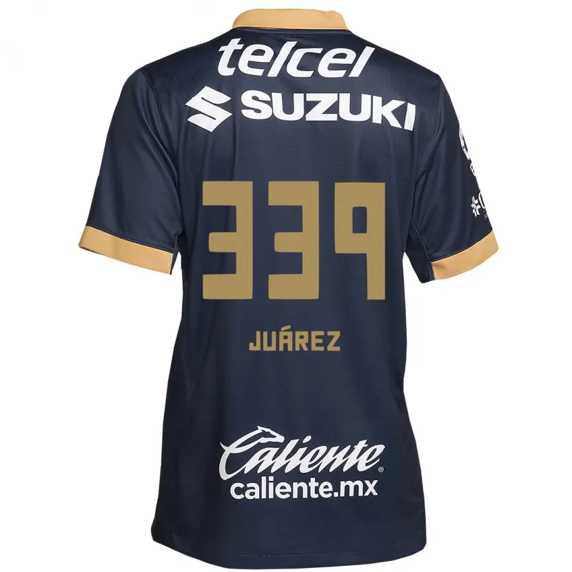 Danxen Homem Camisola Jonathan Juárez #339 Obsidiana Ouro Branco Alternativa 2024/25 Camisa Brasil