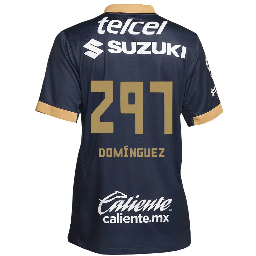 Danxen Homem Camisola Julio Domínguez #297 Obsidiana Ouro Branco Alternativa 2024/25 Camisa Brasil