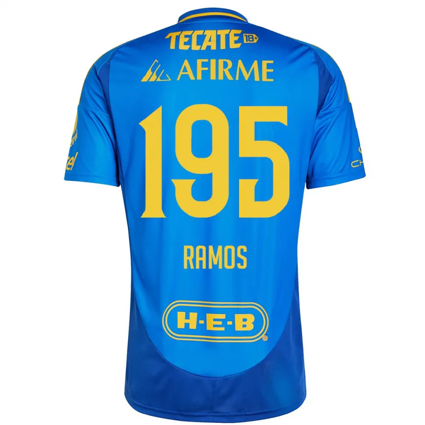 Danxen Homem Camisola Rodrigo Ramos #195 Azul Amarelo Alternativa 2024/25 Camisa Brasil