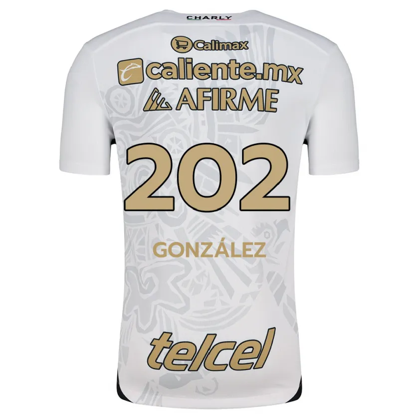 Danxen Homem Camisola Joban González #202 Branco Preto Alternativa 2024/25 Camisa Brasil