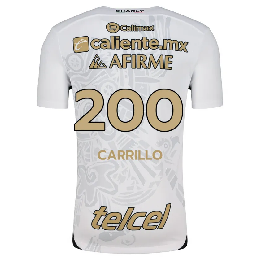 Danxen Homem Camisola Manuel Carrillo #200 Branco Preto Alternativa 2024/25 Camisa Brasil
