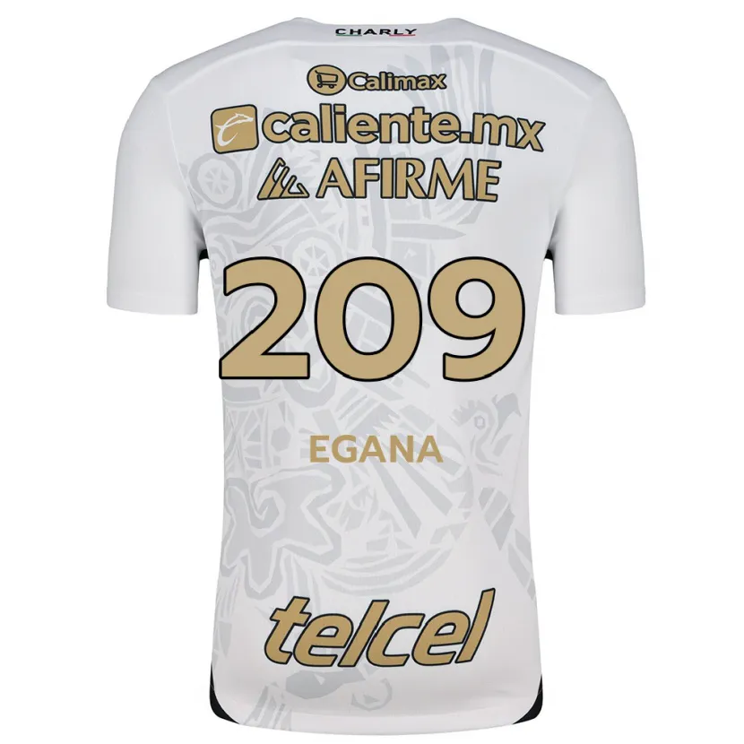 Danxen Homem Camisola Arath Egaña #209 Branco Preto Alternativa 2024/25 Camisa Brasil