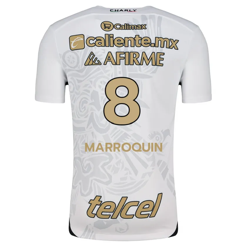 Danxen Homem Camisola Ammanda Marroquin #8 Branco Preto Alternativa 2024/25 Camisa Brasil
