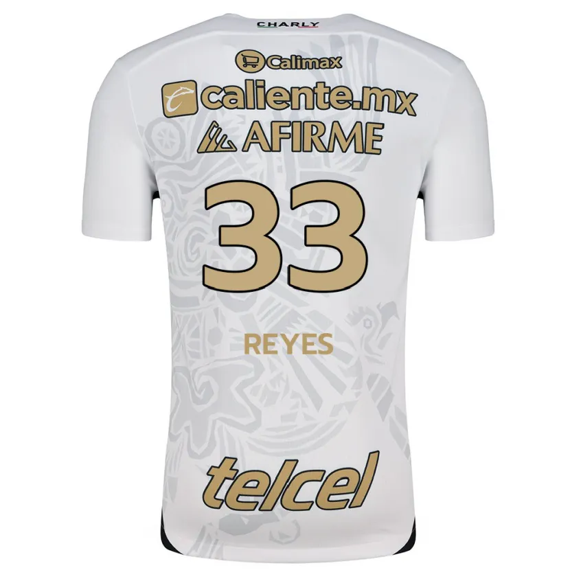 Danxen Homem Camisola Jazmín Reyes #33 Branco Preto Alternativa 2024/25 Camisa Brasil