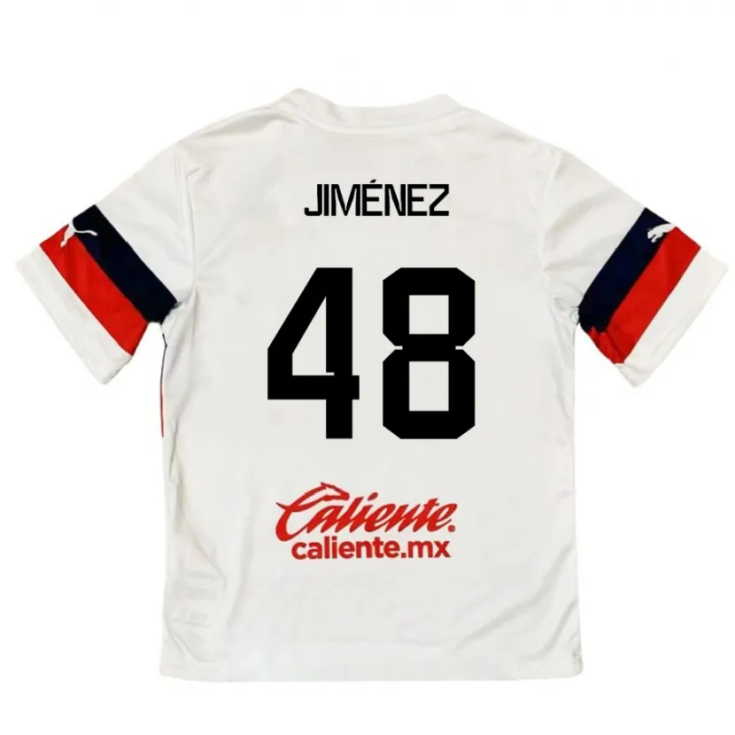 Danxen Homem Camisola Leonardo Jiménez #48 Branco Vermelho Alternativa 2024/25 Camisa Brasil