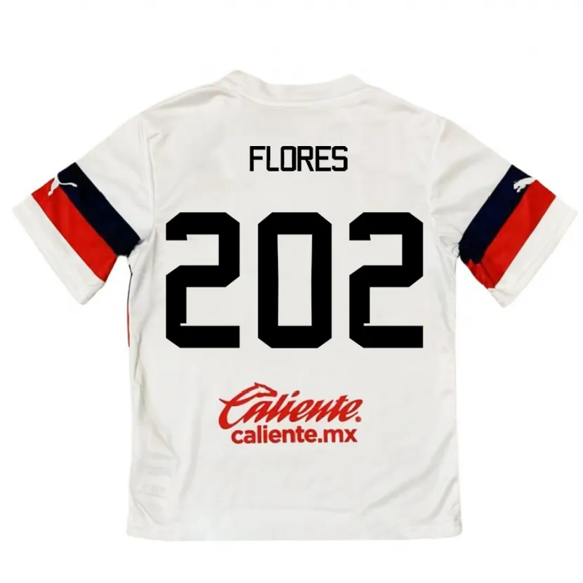 Danxen Homem Camisola Daniel Flores #202 Branco Vermelho Alternativa 2024/25 Camisa Brasil