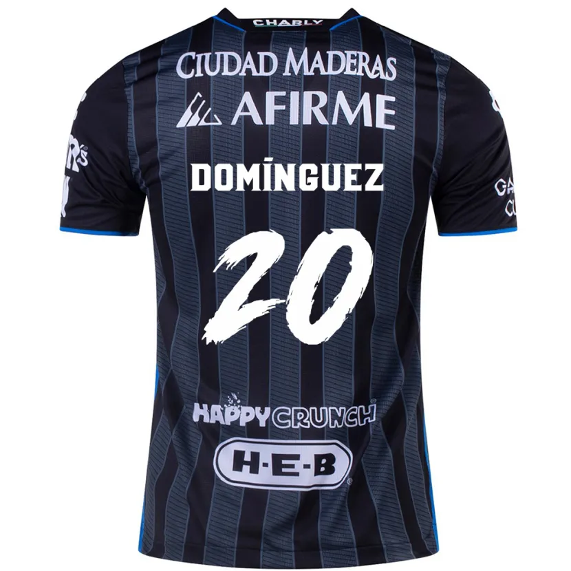 Danxen Homem Camisola Misael Domínguez #20 Branco Preto Alternativa 2024/25 Camisa Brasil