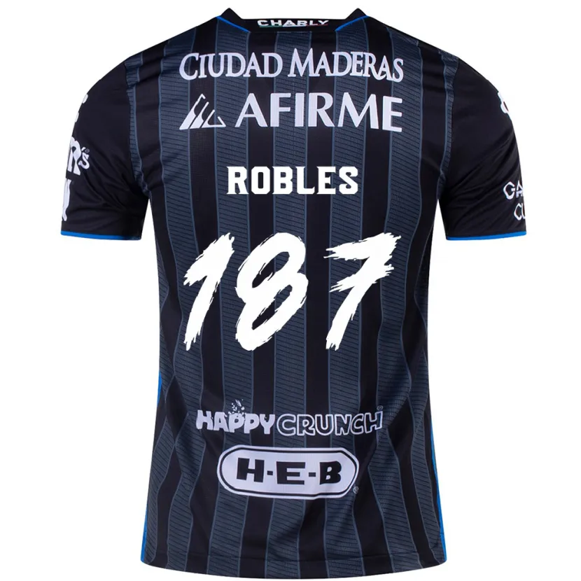 Danxen Homem Camisola Juan Robles #187 Branco Preto Alternativa 2024/25 Camisa Brasil