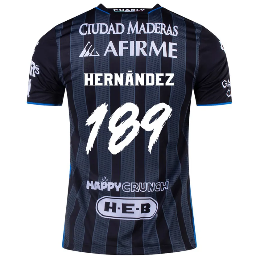 Danxen Homem Camisola Sebastián Hernández #189 Branco Preto Alternativa 2024/25 Camisa Brasil