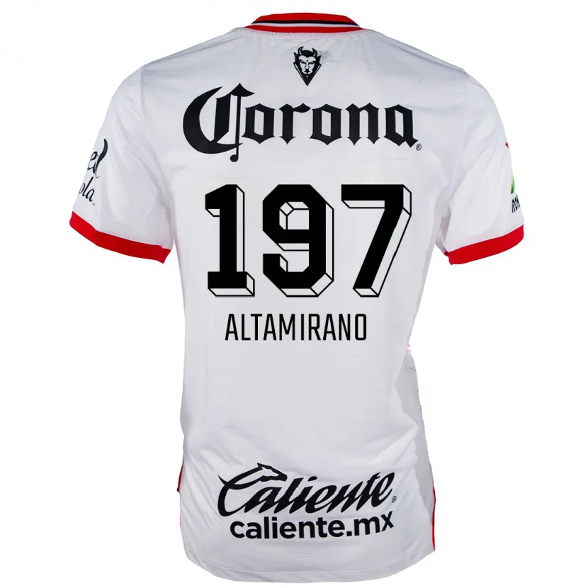 Danxen Homem Camisola Óscar Altamirano #197 Branco Vermelho Alternativa 2024/25 Camisa Brasil
