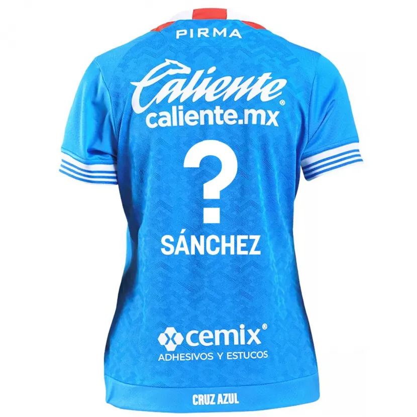 Danxen Mulher Camisola Jorge Sánchez #0 Céu Azul Principal 2024/25 Camisa Brasil
