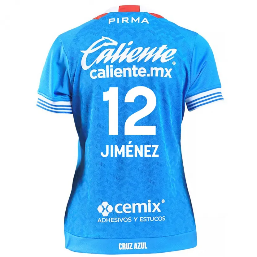 Danxen Mulher Camisola Luis Jiménez #12 Céu Azul Principal 2024/25 Camisa Brasil