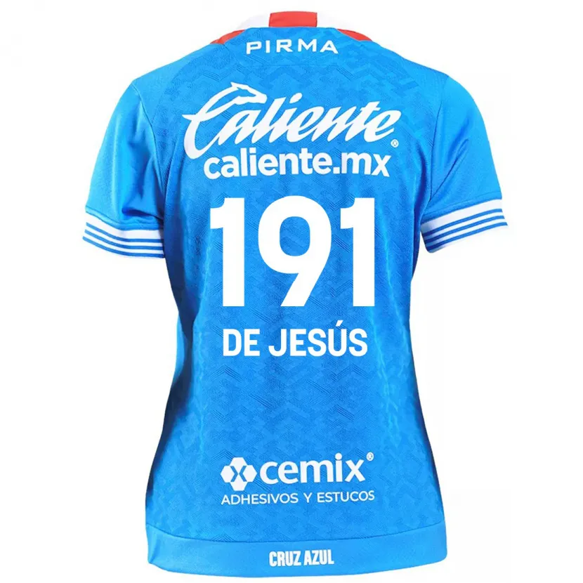 Danxen Mulher Camisola Luis De Jesús #191 Céu Azul Principal 2024/25 Camisa Brasil