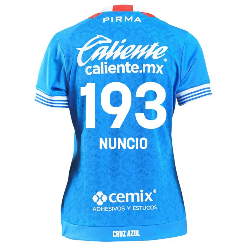 Danxen Mulher Camisola Jorge Nuncio #193 Céu Azul Principal 2024/25 Camisa Brasil