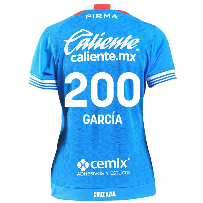 Danxen Mulher Camisola Jorge García #200 Céu Azul Principal 2024/25 Camisa Brasil