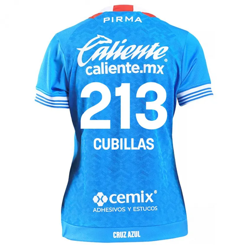 Danxen Mulher Camisola Andre Cubillas #213 Céu Azul Principal 2024/25 Camisa Brasil