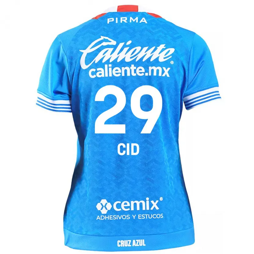 Danxen Mulher Camisola Claudia Cid #29 Céu Azul Principal 2024/25 Camisa Brasil