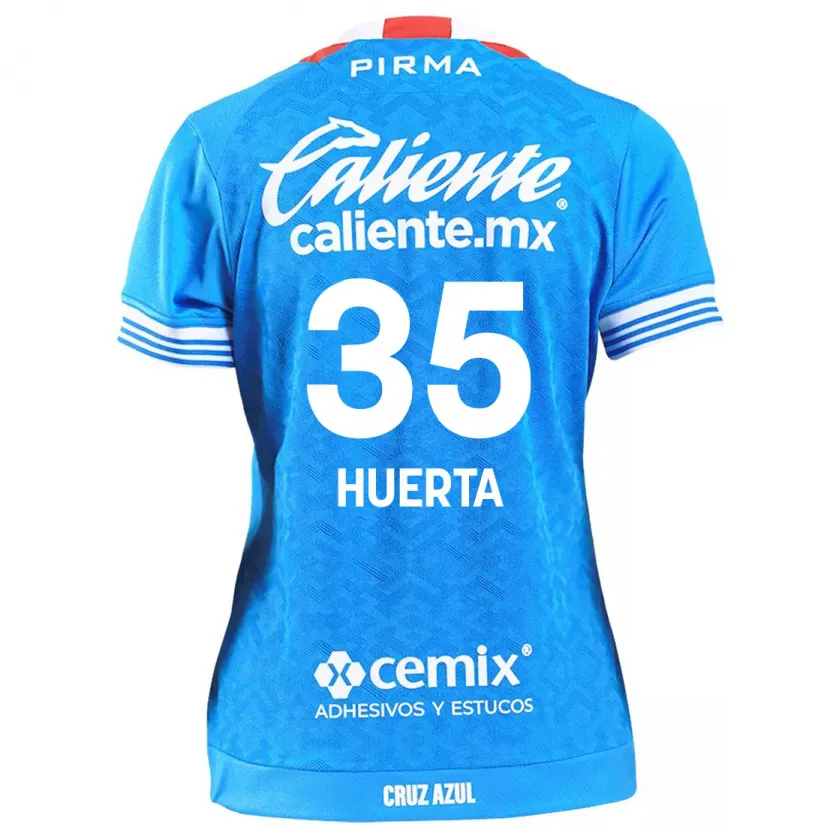 Danxen Mulher Camisola Renata Huerta #35 Céu Azul Principal 2024/25 Camisa Brasil