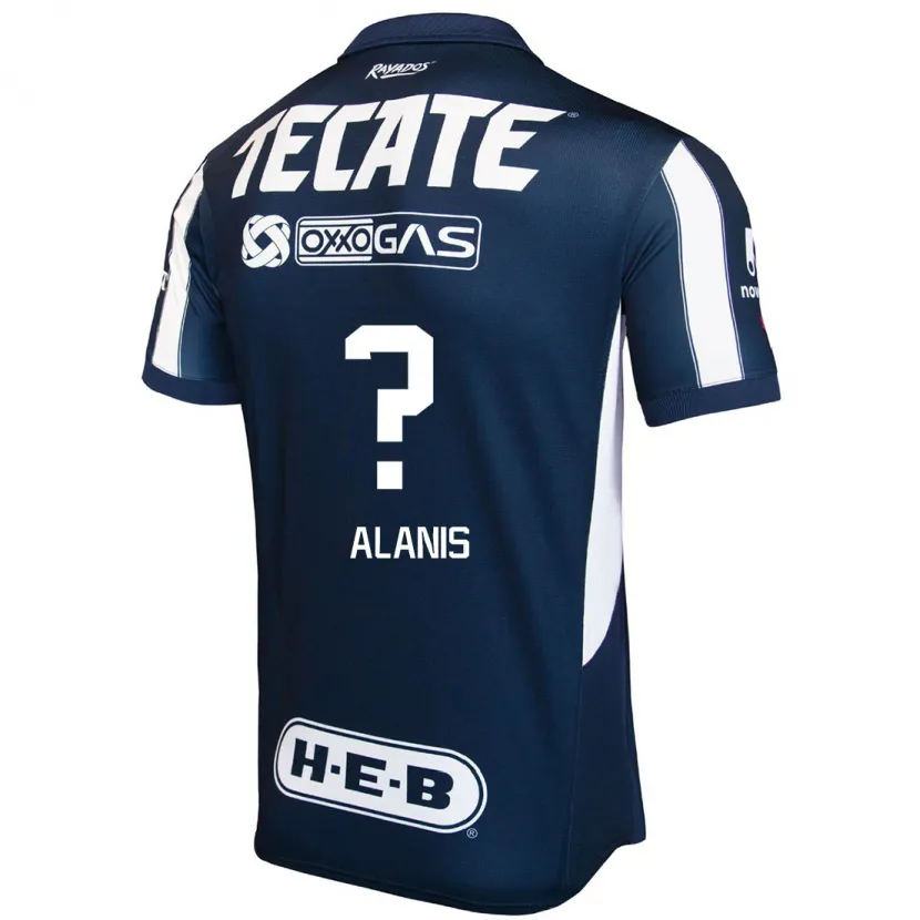 Danxen Mulher Camisola Brian Alanís #0 Azul Vermelho Branco Principal 2024/25 Camisa Brasil