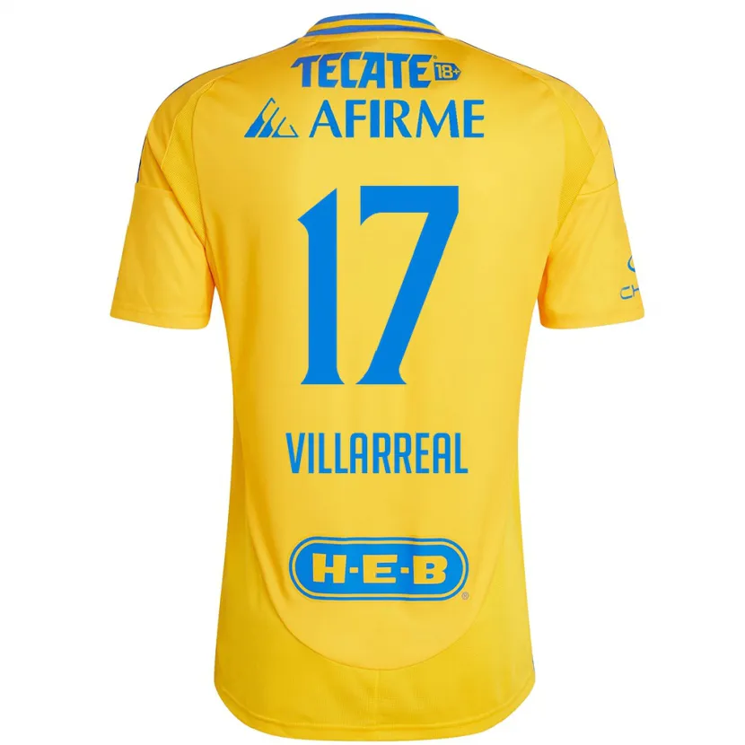 Danxen Mulher Camisola Natalia Villarreal #17 Ouro Amarelo Principal 2024/25 Camisa Brasil