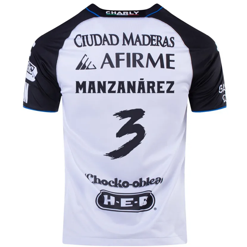 Danxen Mulher Camisola Óscar Manzanárez #3 Preto Azul Principal 2024/25 Camisa Brasil