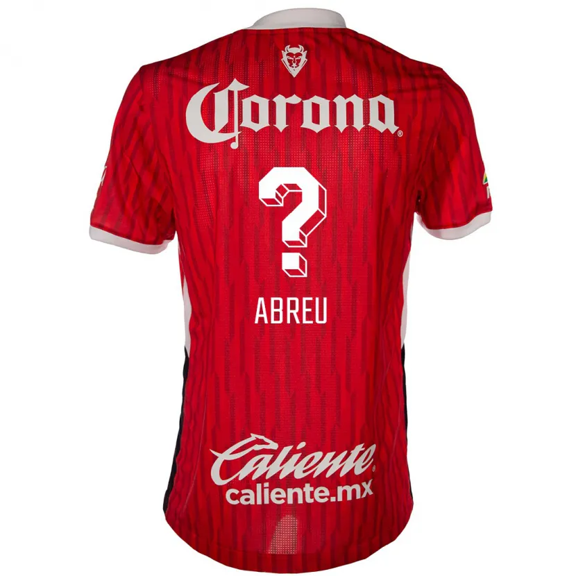 Danxen Mulher Camisola Diego Abreu #0 Vermelho Branco Principal 2024/25 Camisa Brasil