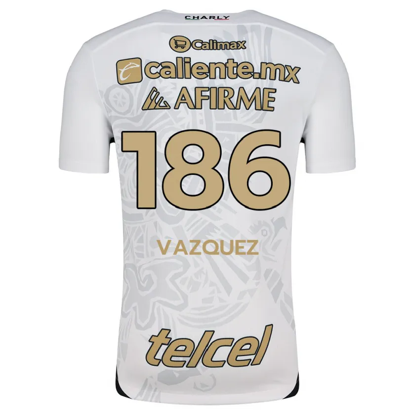 Danxen Mulher Camisola Octavio Vázquez #186 Branco Preto Alternativa 2024/25 Camisa Brasil