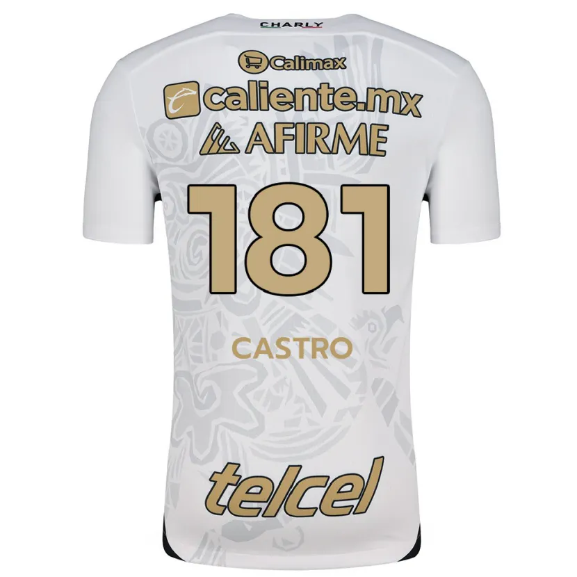 Danxen Mulher Camisola José Castro #181 Branco Preto Alternativa 2024/25 Camisa Brasil