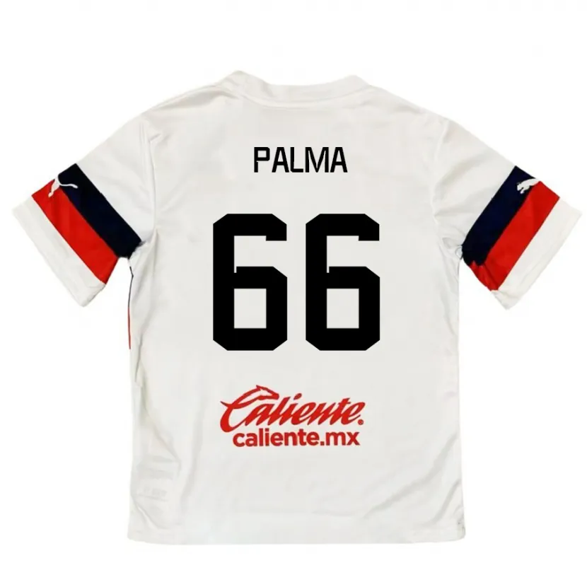 Danxen Mulher Camisola Arturo Palma #66 Branco Vermelho Alternativa 2024/25 Camisa Brasil