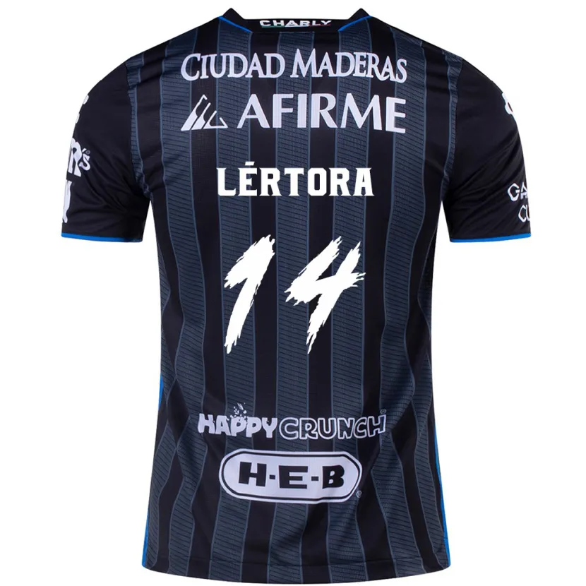 Danxen Mulher Camisola Federico Lértora #14 Branco Preto Alternativa 2024/25 Camisa Brasil