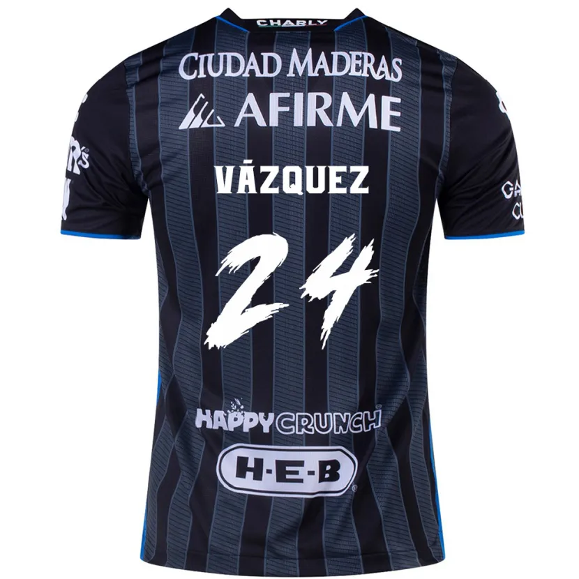 Danxen Mulher Camisola Brayton Vázquez #24 Branco Preto Alternativa 2024/25 Camisa Brasil