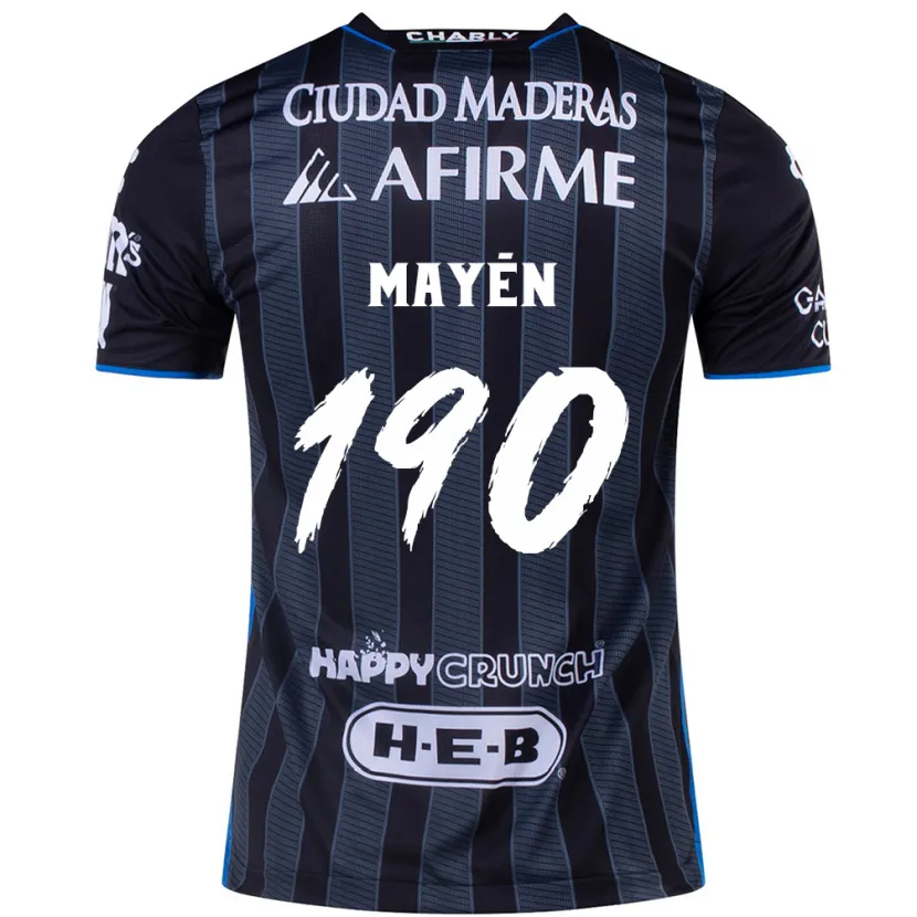 Danxen Mulher Camisola Eduardo Mayén #190 Branco Preto Alternativa 2024/25 Camisa Brasil