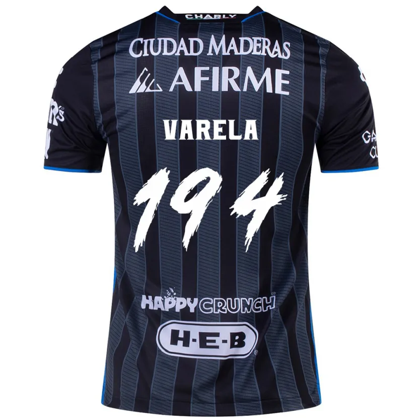 Danxen Mulher Camisola José Varela #194 Branco Preto Alternativa 2024/25 Camisa Brasil