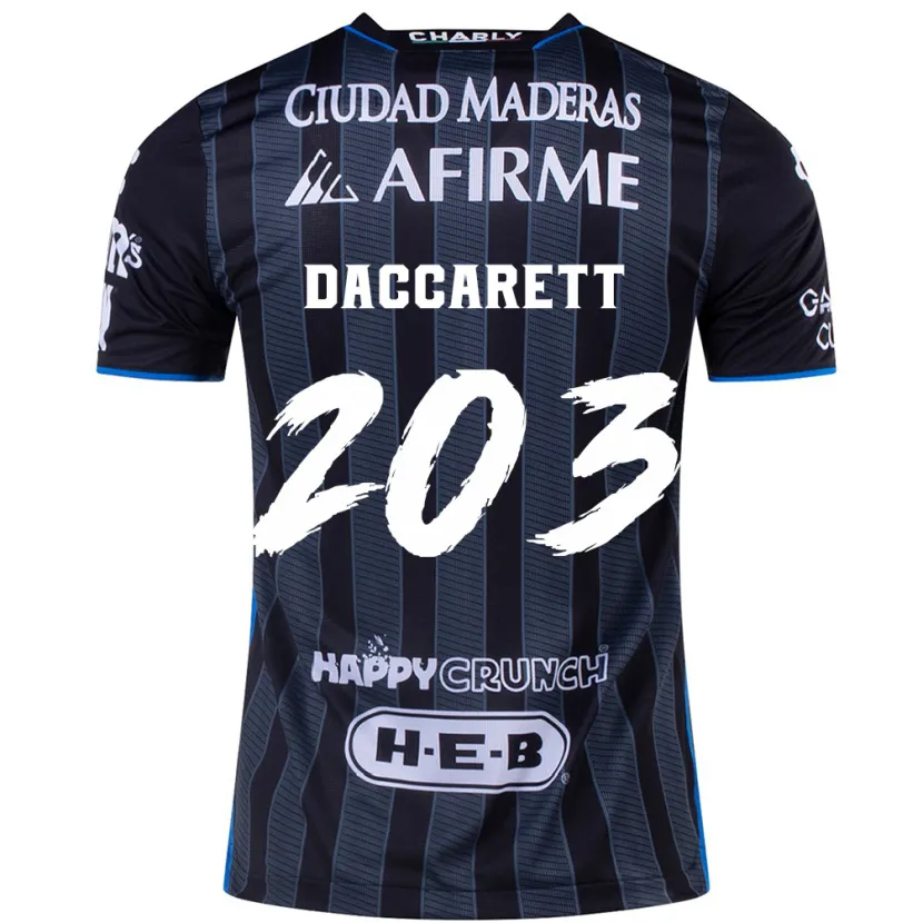 Danxen Mulher Camisola Juan Daccarett #203 Branco Preto Alternativa 2024/25 Camisa Brasil