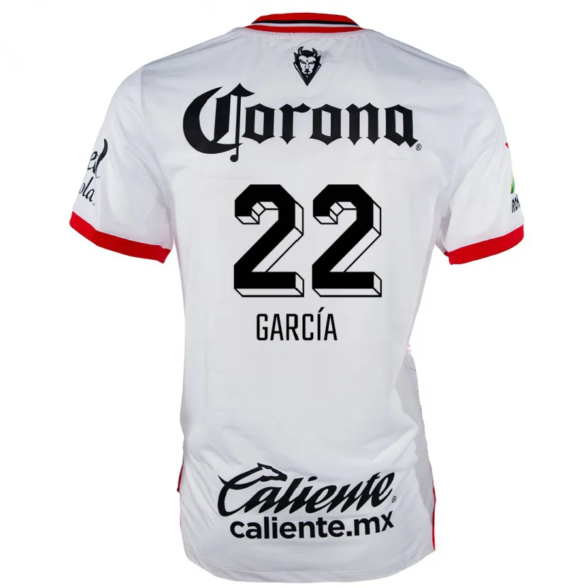 Danxen Mulher Camisola Luis García #22 Branco Vermelho Alternativa 2024/25 Camisa Brasil