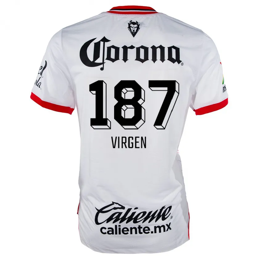Danxen Mulher Camisola Oswaldo Virgen #187 Branco Vermelho Alternativa 2024/25 Camisa Brasil