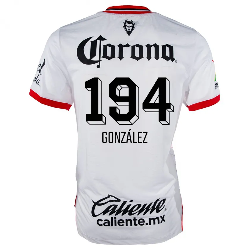 Danxen Mulher Camisola Cristopher González #194 Branco Vermelho Alternativa 2024/25 Camisa Brasil