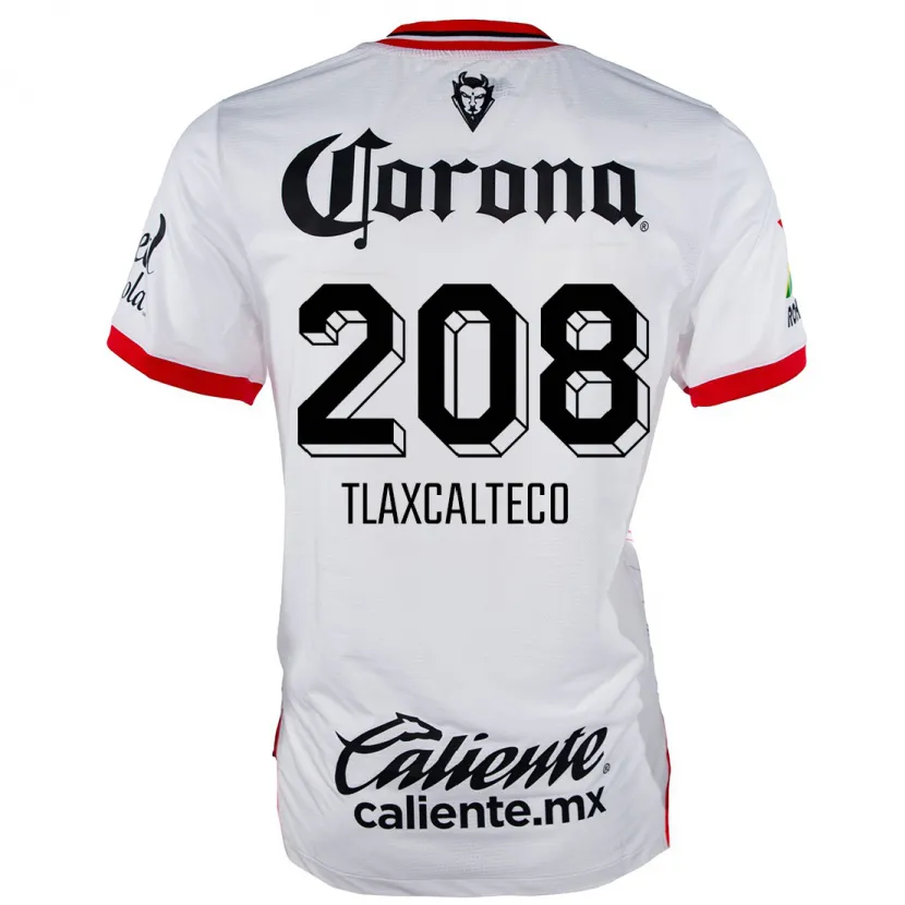 Danxen Mulher Camisola Sait Tlaxcalteco #208 Branco Vermelho Alternativa 2024/25 Camisa Brasil