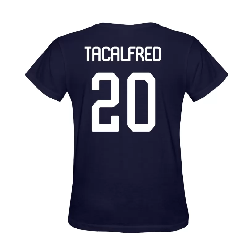 Homem Mickael Tacalfred #20 Azul Escuro Camisola Design De Camiseta Shirt Brasil